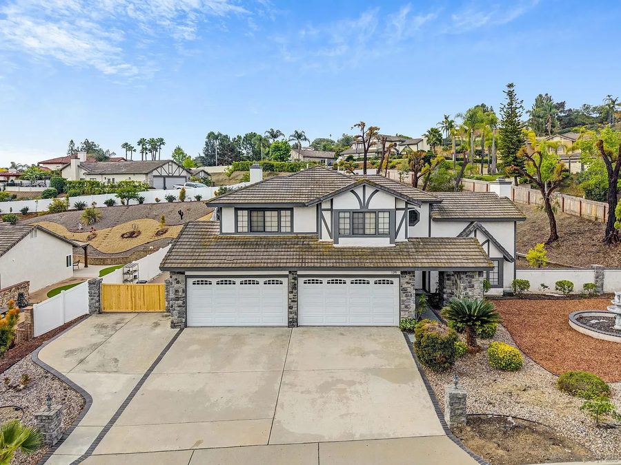 1291 Dexter Place — aerial view